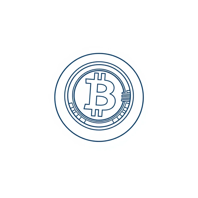 Cryptopictogram: bitcoinmunt met bitcointeken