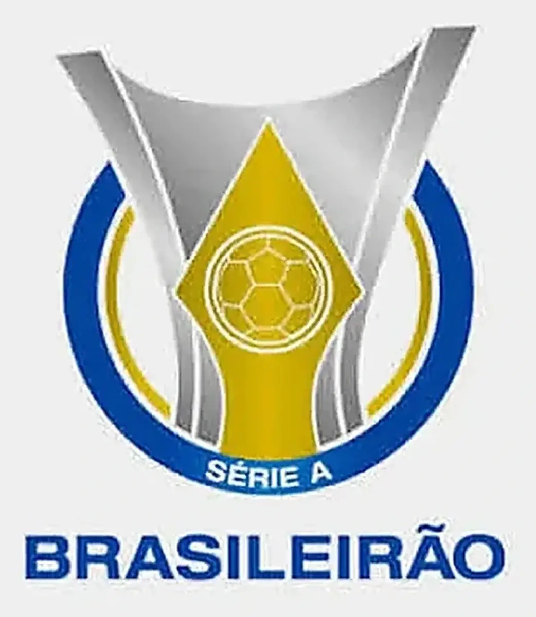 Het beeldmerk van de Brasileirao Serie A met de gouden trofee