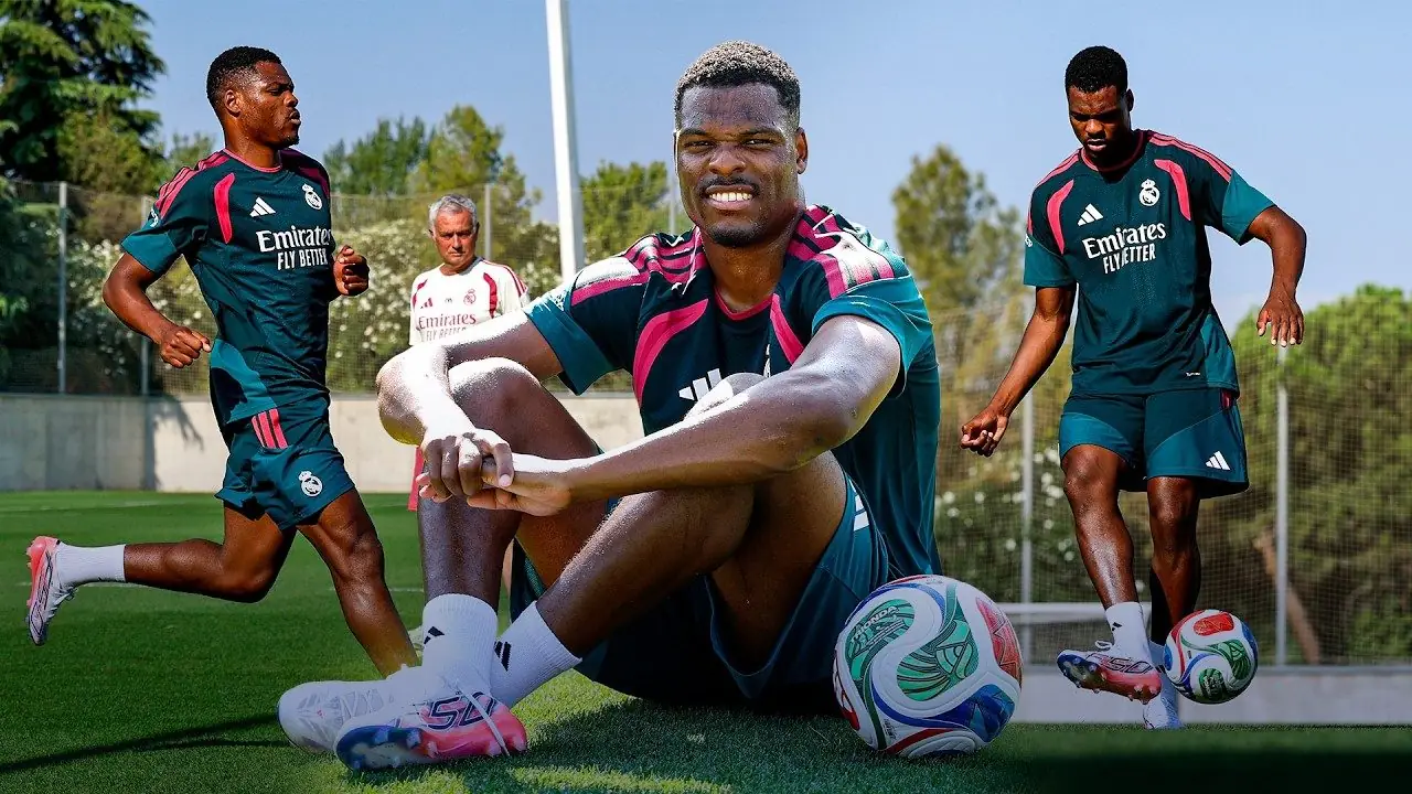 Video: De eerste dag van Denzel Dumfries bij Real Madrid