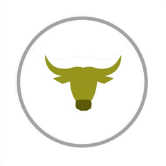 Stier (Taurus) sterrenbeeld symbool, aardeteken