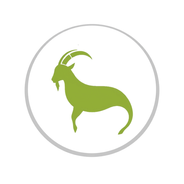 Steenbok (Capricorn) sterrenbeeld symbool, aardeteken