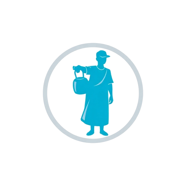 Waterman (Aquarius) sterrenbeeld symbool, luchtteken